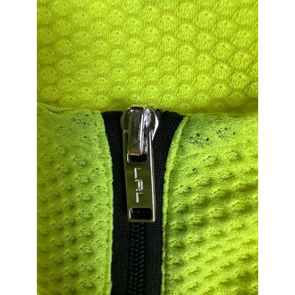 Lauren Ralph Lauren Women's Neon Quarter Zip Up Pullover Athletic‎ Shirt Medium - Picture 4 of 7